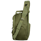 Тактический однолямочный рюкзак Camotec скрытым отделением для оружия TCB Olive - изображение 3