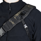 Тактичний однолямковий рюкзакз Camotec прихованим відділенням для зброї TCB Multicam Black - зображення 6
