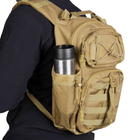 Тактический однолямочный рюкзак Camotec скрытым отделением для оружия TCB Coyote - изображение 9
