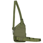 Тактична сумка Camotec з прихованим відділенням під зброю Gunner Sling Olive - зображення 3