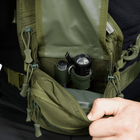 Тактична сумка Camotec з прихованим відділенням під зброю Gunner Sling Olive - зображення 8