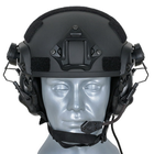 Активные наушники на каску с микрофоном Earmor M32H Black + Premium крепление (15026kr) - изображение 5
