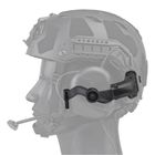 Активні навушники на шолом з мікрофоном Earmor M32H Black + Premium кріплення Чебурашка (15026kr) - зображення 14