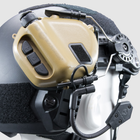 Активные наушники с гарнитурой на шлем Earmor M32H Coyote Brown + Тангента PTT Z125 (15028ptt) - изображение 4