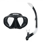 Набір маска і трубка Arena PREMIUM SNORKELING SET JR чорний Діт OSFM 3468336174371