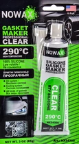 Герметик для скла силиконовий (силикон для фар) 85гр NOWAX [NX34309]