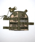 Кобура для пистолета универсальная тактическая с подсумком для магазина, с системой Molle, Пиксель - изображение 7