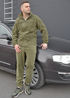 Флісовий костюм з липучками тактичний Хакі 50 (id291r50) - изображение 2