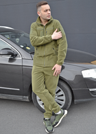 Флісовий костюм з липучками тактичний Хакі 44 (id291r44) - зображення 9