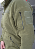 Флісовий костюм з липучками тактичний Хакі 46 (id291r46) - зображення 6