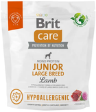 Сухой корм для щенков и молодых собак крупных пород Brit Care Junior Large Breed Lamb & Rice
