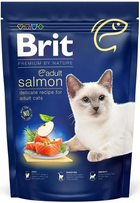 Сухий корм для кішок Brit Premium by Nature Cat Adult Salmon з лососем