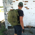 Тактический рюкзак 40 л, B01, Оливковый - изображение 4
