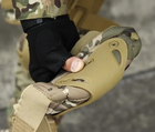 Военный защитный комплект наколенники с налокотниками Мультикам - изображение 3