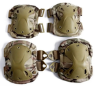 Военный защитный комплект наколенники с налокотниками Мультикам - изображение 4