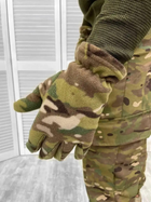 Комплект 3в1: Шапка, баф, рукавички на флісі армійські Мультикам - зображення 4