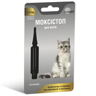 Капли на холку ProVET Моксистоп для котов до 4 кг (1 пипетка*0.4мл) антигельминтный препарат