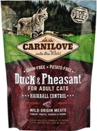 Сухой корм для кошек Carnilove Cat Duck&Pheasant Hairball Controll для вывода шерсти c уткой и фазаном