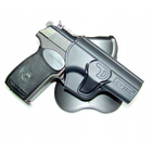 Жесткая полимерная поясная кобура AMOMAX для пистолета Макарова ПМ под правую руку. - изображение 7