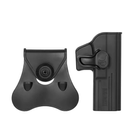Тактична пластикова кобура Amomax для пістолета Glock 17/22/31. - зображення 3