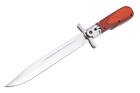 Нож складной с Удлиненным лезвием 440С сталь, кожаный чехольчик - изображение 2