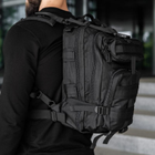 Армійський тактичний рюкзак M07 45л (50х30х20 см), Чорний - зображення 3