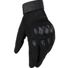 Тактические перчатки с закрытыми пальцами, Черный, XL - изображение 2