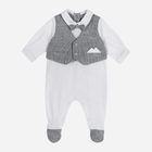 Pajac niemowlęcy Chicco Calze 09021970000000-033 68 cm biały (8054707601178) - obraz 1