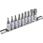 Набір насадок викруткових MASTERTOOL GM CRV 1/4", TORX 9 шт (Т10/15/20/27/30/40/45/50/60) (78-1400)