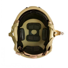 Баллистическая шлем-каска Fast цвета койот стандарта NATO (NIJ 3A) M/L - изображение 3