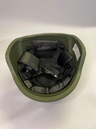 Баллистическая шлем-каска PASGT цвета олива стандарта NATO (NIJ 3A) M/L - изображение 4