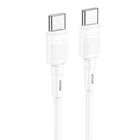 Кабель Hoco Type-C to Type-C Victory charging data cable X83 |1M, 60W, 3A| white