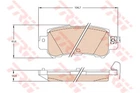 Тормозные колодки TRW (GDB3539)