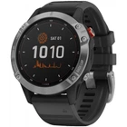Смарт-часы Garmin Fenix 6 Solar Silver with black band (010-02410-00) ()