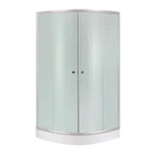 Душова кабіна Lidz ŁATWA SC90x90.SAT.LOW.FR, скло Frost 4мм + Душовий піддон KAPIELKA ST90x90x15