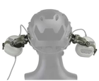 Комплект Активні навушники Earmor M32 MOD3 + Кріплення на шолом "Чебурашка" OD/Олива - зображення 4