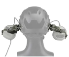 Комплект Активні навушники Walker's Razor Slim Multicam + кріпления на шолом "Чебурашка" Койот - зображення 4