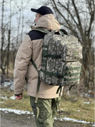 Тактический рюкзак 40 литров армейский рюкзак тактический Пиксель ВСУ военный крепкий штурмовой рюкзак - изображение 3