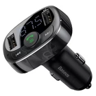 Автомобильное зарядное устройство FM-трансмиттер (модулятор) Baseus T-Typed MP3 Car Charger S-09A Black (CCALL-TM01)