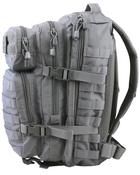 Рюкзак тактичний KOMBAT UK Hex Stop Small Molle Assault Pack 28ltr Uni сірий (kb-hssmap-gr) - зображення 3