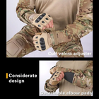 Тактичний демісезонний військовий костюм G3 штани, убакс, наколінники+налокітники, р.S - зображення 6