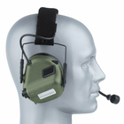 Навушники активні тактичні з гарнітурою мікрофоном Opsmen Earmor M32 + Premium кріплення на шолом (150202) - зображення 8