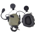 Навушники Активні для стрільби з мікрофоном на шолом Earmor M32H Олива + Premium кріплення (15025kr) - зображення 6