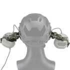 Навушники Активні для стрільби з мікрофоном на шолом Earmor M32H Олива + Premium кріплення (15025kr) - зображення 15