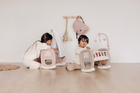 Колиска Smoby Toys Baby Nurse з балдахіном Сіро-рожева (220373) (3032162203736) - зображення 5