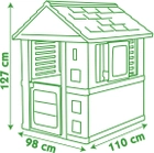 Будиночок Smoby Toys Сонячний з віконницями (810712) (3032168107120) - зображення 3