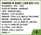Klocki konstrukcyjne Cobi II Wojna Światowa Czołg Panzer III 780 elementów (COBI-2562) - obraz 12
