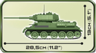Klocki konstrukcyjne Cobi II Wojna Światowa Czołg T-34/85 668 elementów (COBI-2542) - obraz 10