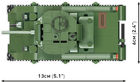 Klocki konstrukcyjne Cobi II Wojna Światowa Czołg M4 Sherman 312 elementów (COBI-2715) - obraz 5