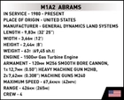 Конструктор Cobi Танк M1A2 Абрамс 975 деталей (COBI-2622) - зображення 11